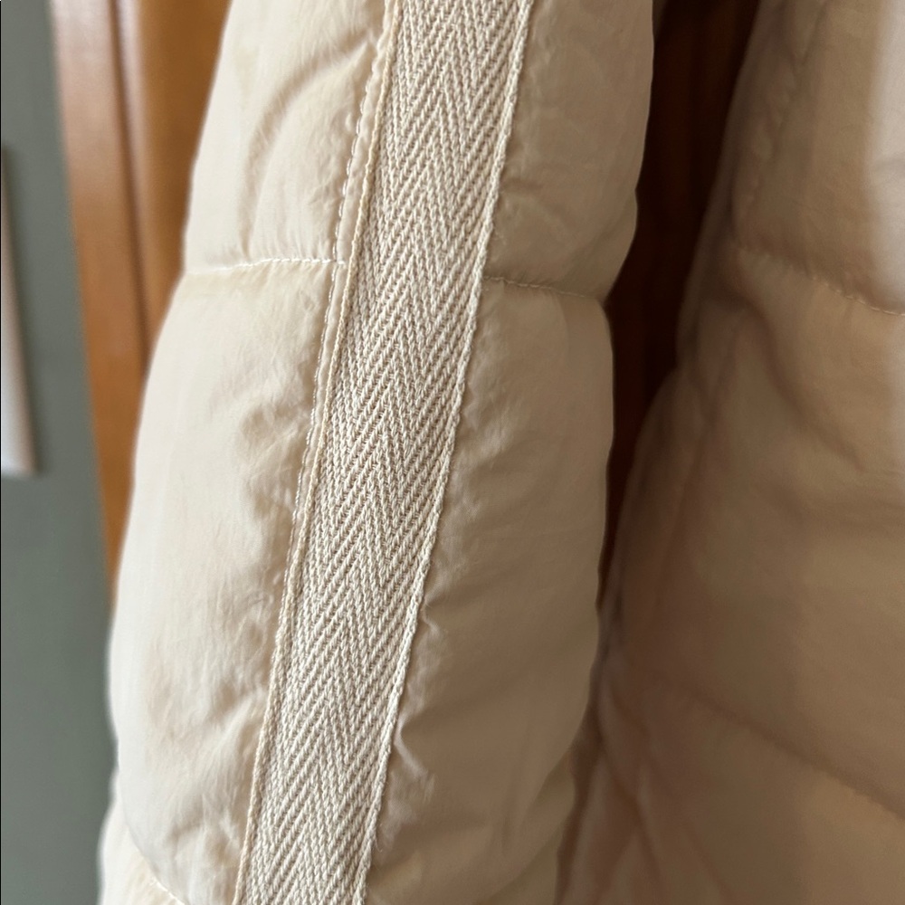 Beige Puffer Jacket - Picture 5 of 8